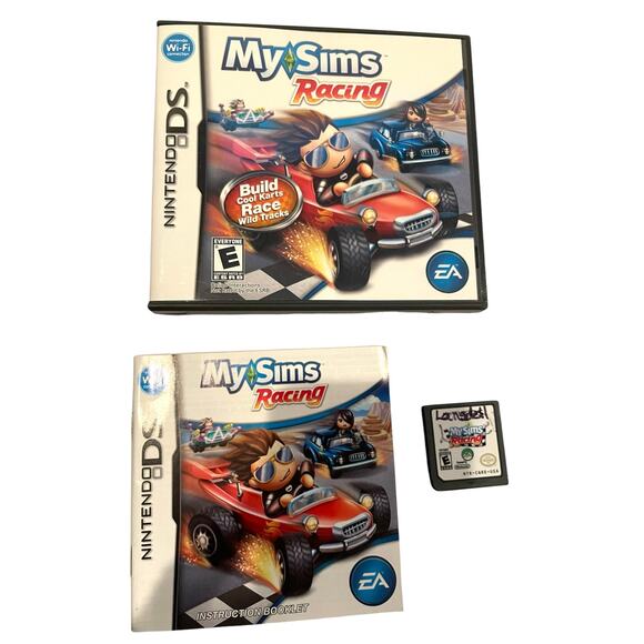 My Sims Racing - Build Karts Race Tracks Nintendo DS Video Game w/Case & Manual - Picture 1 of 6